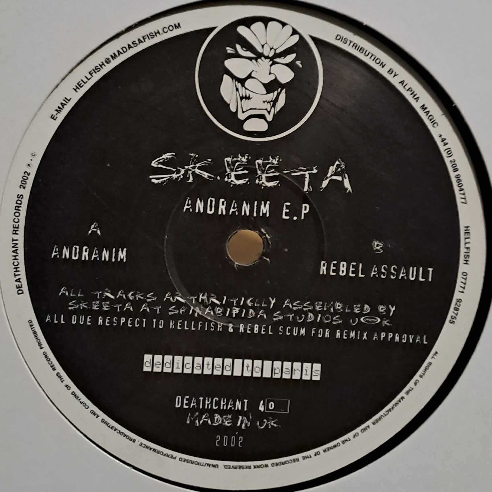 Deathchant 40 - vinyle hardcore